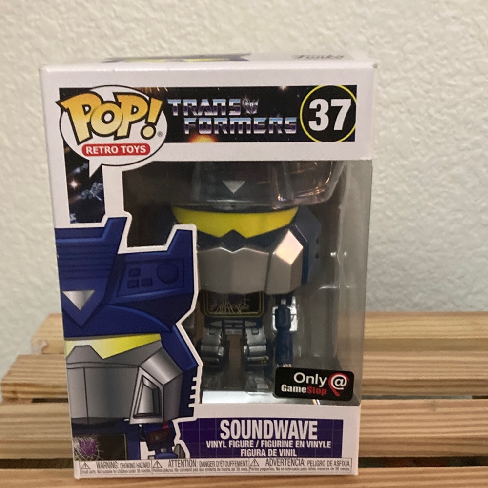 Funko Pop! Retro Toys Soundwave in Blue and Gray